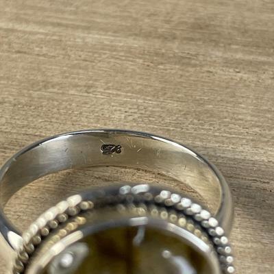 Labradorite Sterling silver Ring 7