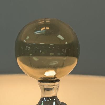Hand Blown Swirl Glass Table Lamp
