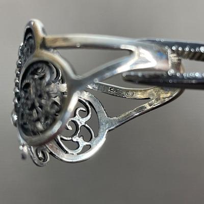 Sterling silver filigree Butterfly ring size 10