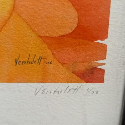 14" x 20 3/4" Ventulett Double Signed & Numbered 1/50 Print