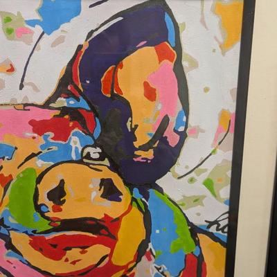 28 3/4" x 24 1/4" Pig Wall Art