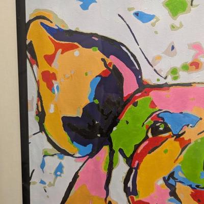 28 3/4" x 24 1/4" Pig Wall Art
