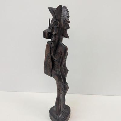 Sarba Bali Carved Wooden Figure 16" Tall