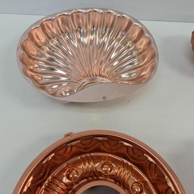 Vintage Copper Baking Pans
