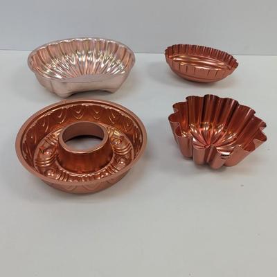 Vintage Copper Baking Pans