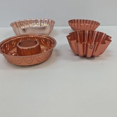 Vintage Copper Baking Pans