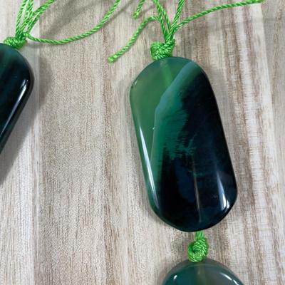 Beads for Jewelry making Green Sardonix Agate