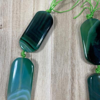 Beads for Jewelry making Green Sardonix Agate