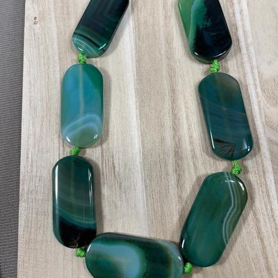 Beads for Jewelry making Green Sardonix Agate