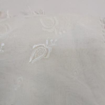 Vintage Linen Handcrafted Kippah Hand Woven Decorated Rug