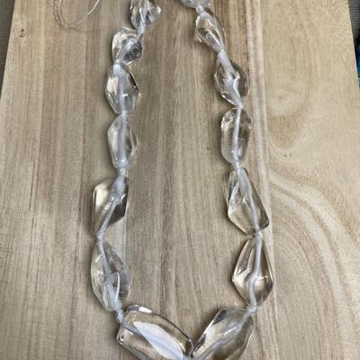 Rock Crystal Faceted Stone Beads