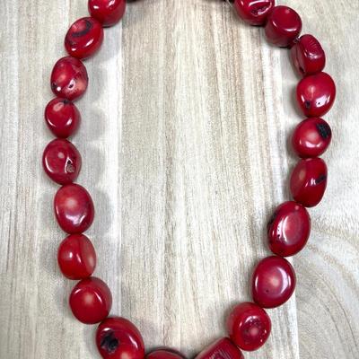 Red Coral Beads