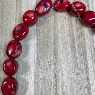 Red Coral Beads