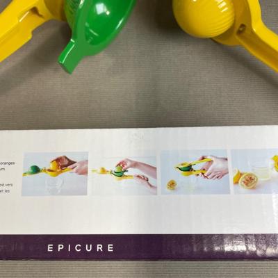 Epicure Citrus Press and Burger Press New