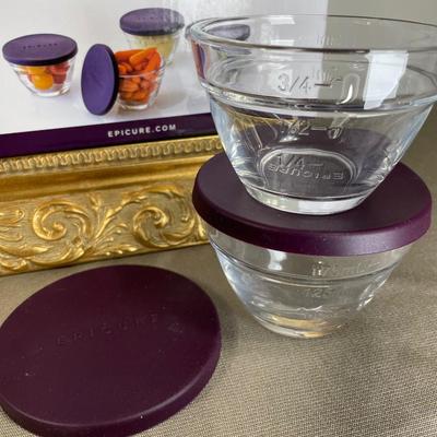 Epicure Prep Bowls set of 4 New!