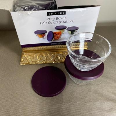 Epicure Prep Bowls set of 4 New!
