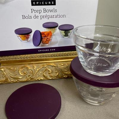 Epicure Prep Bowls set of 4 New!