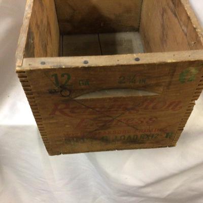 Remington Express Ammo Wood Box.