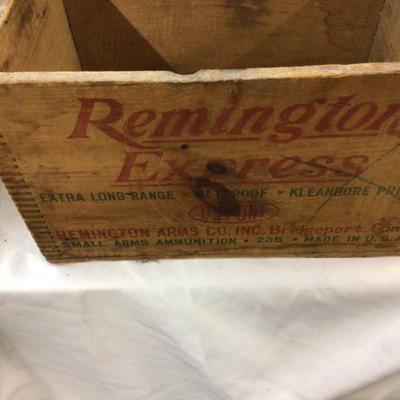 Remington Express Ammo Wood Box.