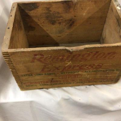 Remington Express Ammo Wood Box.