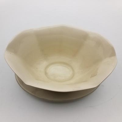 Lot of Vintage: MCM Coral / Peach Oval Coronado Franciscanware Swirl Serving Plate Bowl (California USA) Mid Century Modern 1940s,...