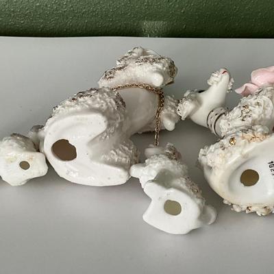 Vintage Japan Ceramic Spaghetti Poodles