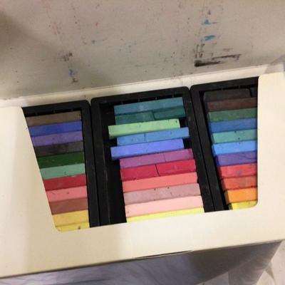 Artist Chalk, Paints and Colored Pencils