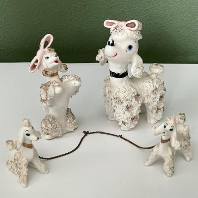 Vintage Royal Japan Ceramic Spaghetti Poodles