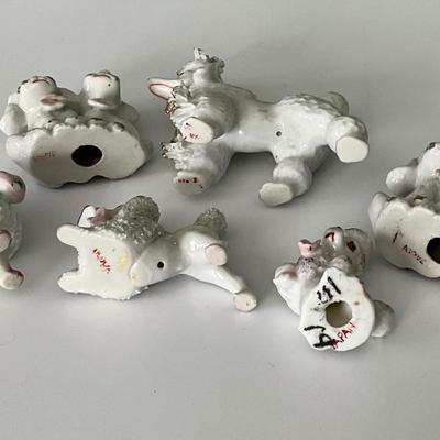 Vintage Ceramic Spaghetti Poodles Japan