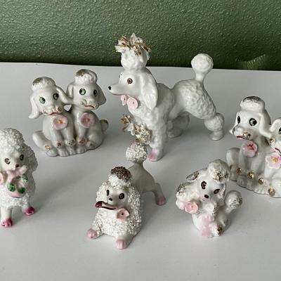 Vintage Ceramic Spaghetti Poodles Japan