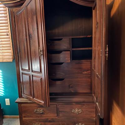 Ethan Allen Solid Wood Armoire