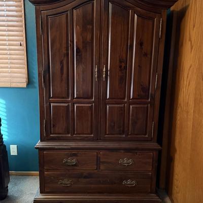Ethan Allen Solid Wood Armoire