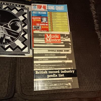 VINYL RECORDS AND SHEET MUSIC BOOKS