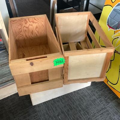 X102-Record Crates x 3