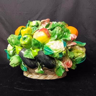 JAY WILLFRED CERAMIC FRUIT CENTERPIECE MADE IN ITALY
