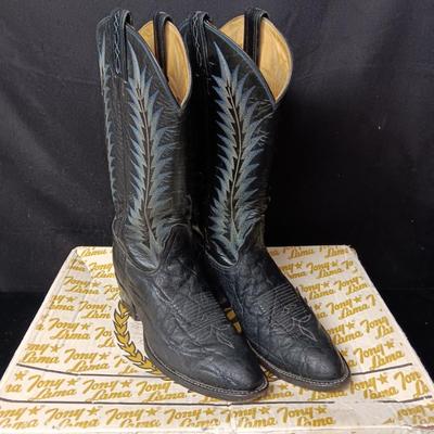 TONY LAMA LEATHER WESTERN BOOTS SIZE 7 1/2D