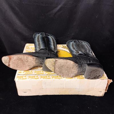 TONY LAMA LEATHER WESTERN BOOTS SIZE 7 1/2D