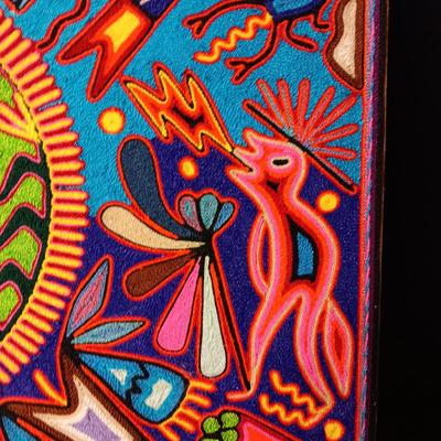 HUICHOL INDIANS SYMBOLIC YARN ART
