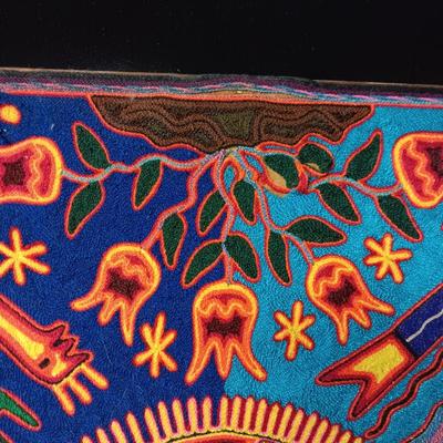 HUICHOL INDIANS SYMBOLIC YARN ART