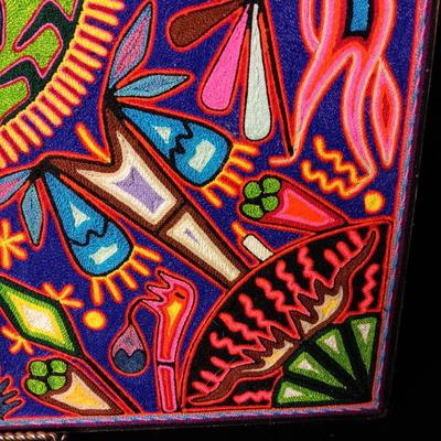 HUICHOL INDIANS SYMBOLIC YARN ART