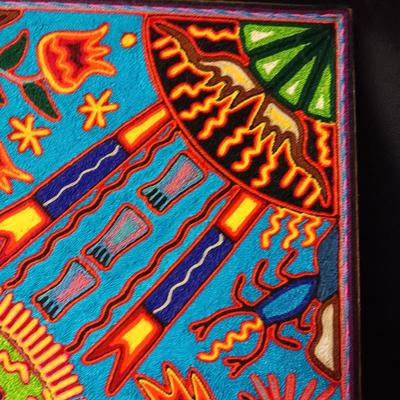 HUICHOL INDIANS SYMBOLIC YARN ART