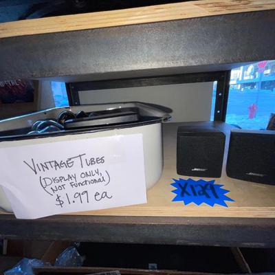 X129-Bose Speakers and vintage tubes
