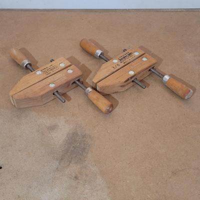 Five Hand-screw Wooden Clamps (WM-EL)