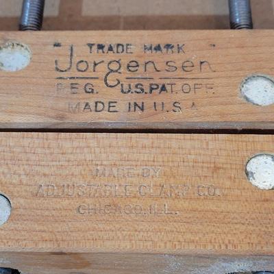 Five Hand-screw Wooden Clamps (WM-EL)