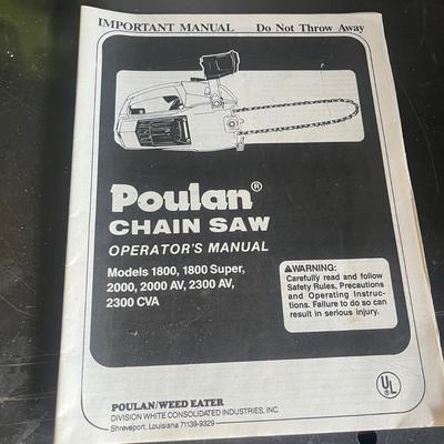Poulan 16” Bar Chainsaw (BS-MG)