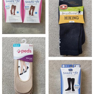 NIB Dr. Comfort Compression Wear/Spanx/Smartwool Size M & L (PC-KD)