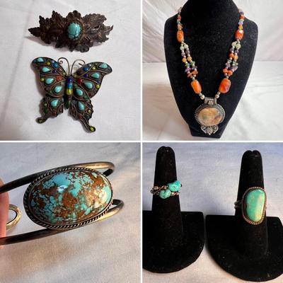 Turquoise & More Beaded Jewelry (K-RG)