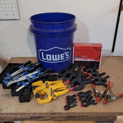 Rockler, Carson and Quck Grip Wood Clamps and Clips (WM-EL)