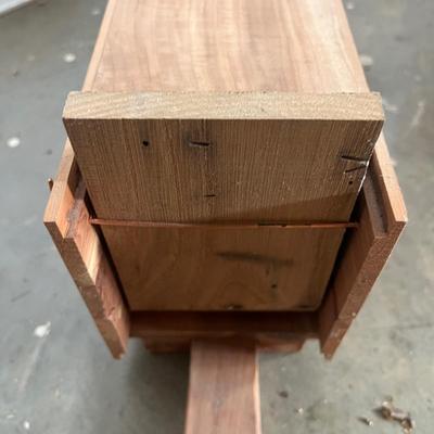Two Wooden Birdhouses (BS-MG)