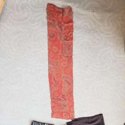 Silk and Chiffon Scarves-RL, Yves St. Laurent, Eileen Fisher (PC-KD)
